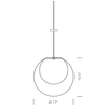 Yamagiwa Mayuhana 2 Sphere Pendant 