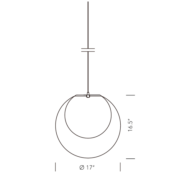 Yamagiwa Mayuhana 2 Sphere Pendant 