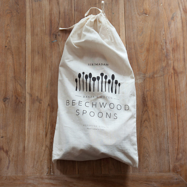 Sir Madam Baker's Dozen Wood Spoons - Large