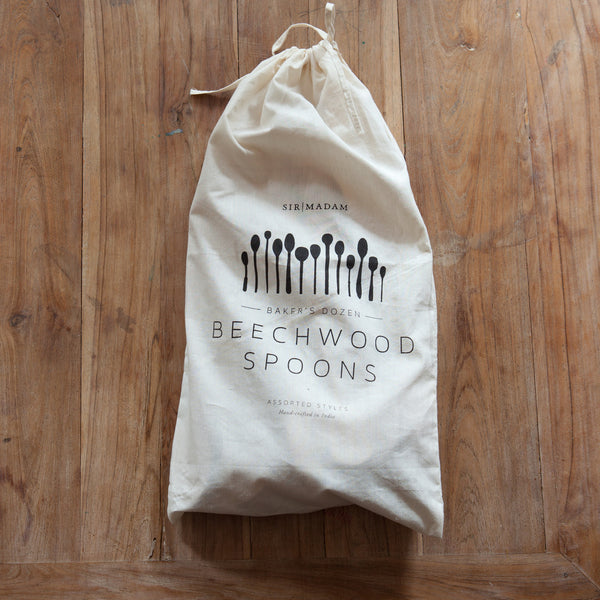 Sir Madam Baker's Dozen Wood Spoons - Small
