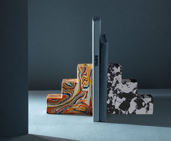 Tom Dixon Swirl Stepped Book Ends 
