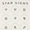Sir Madam Pure Linen Tea Towel - Star Signs