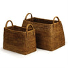 Napa Home & Garden Burma Rattan Narrow Magazine Baskets - Set of 2