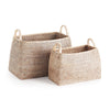 Napa Home & Garden Burma Rattan Narrow Magazine Baskets - Set of 2