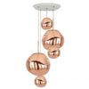 Tom Dixon Melt Large Round LED Pendant System Copper 
