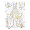 Thomas Paul Octopus Metallic Shower Curtain