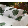 Huddleson Tropical Leaves Linen Sheet Set