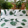 Huddleson Tropical Leaves Linen Sheet Set