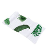 Huddleson Tropical Leaves Linen Table Runner