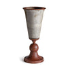 Napa Home & Garden Weathered Metal Tapered Cone Urn