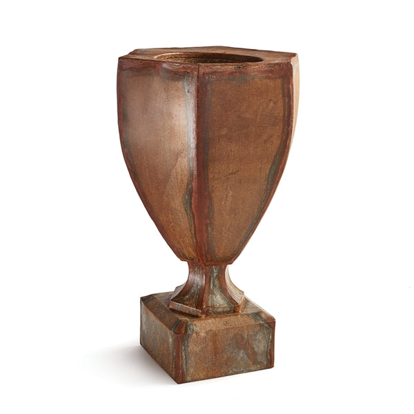 Napa Home & Garden Weathered Metal Tapered Square Urn