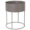 Ferm Living Plant Box Round Warm Grey 