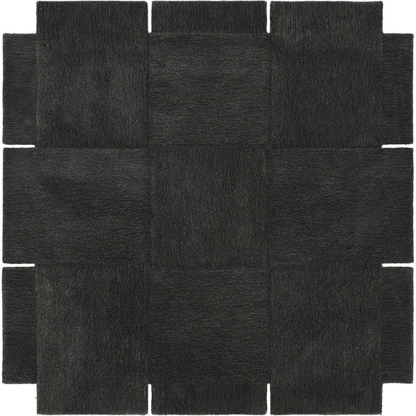 DESIGN HOUSE STOCKHOLM Basket Rug Small Dark Gray 