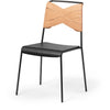 DESIGN HOUSE STOCKHOLM Torso Chair Natural Black/Black 