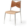 DESIGN HOUSE STOCKHOLM Torso Chair Cognac Oak/Chrome 