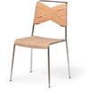 DESIGN HOUSE STOCKHOLM Torso Chair Natural Oak/Chrome 