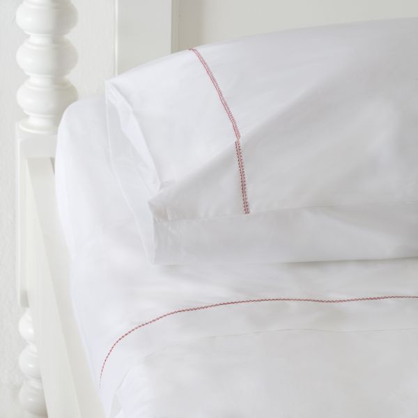 Huddleson Hemstitch Cotton Percale Sheet Set