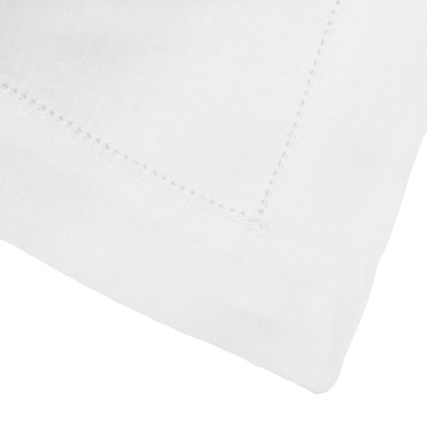 Huddleson Hemstitch Linen Placemats - Set of 2