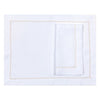 Huddleson Hemstitch Linen Placemats - Set of 2