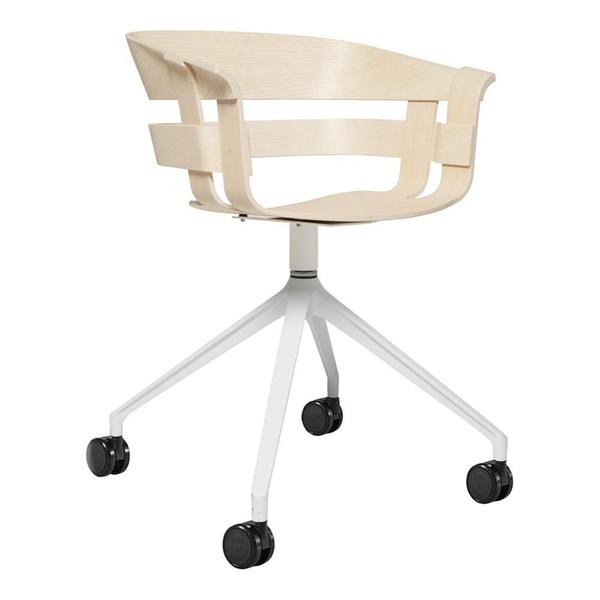 Design House Stockholm Wick Chair - Swivel Base w/ Wheels