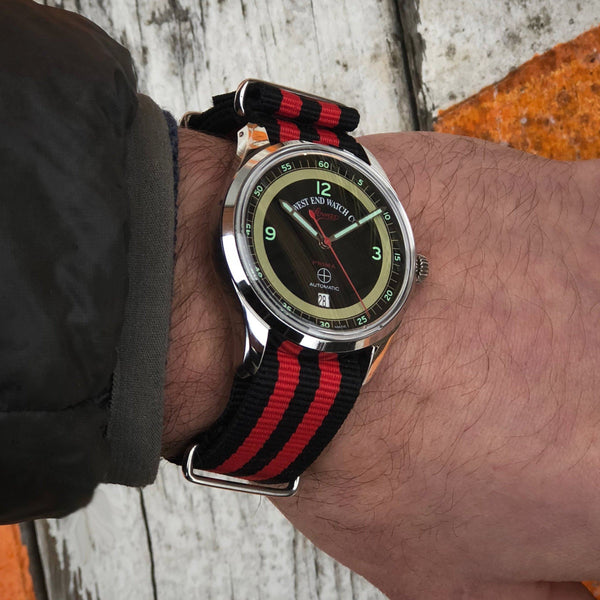 West End Watch Co. Sowar Prima - Black Dial 