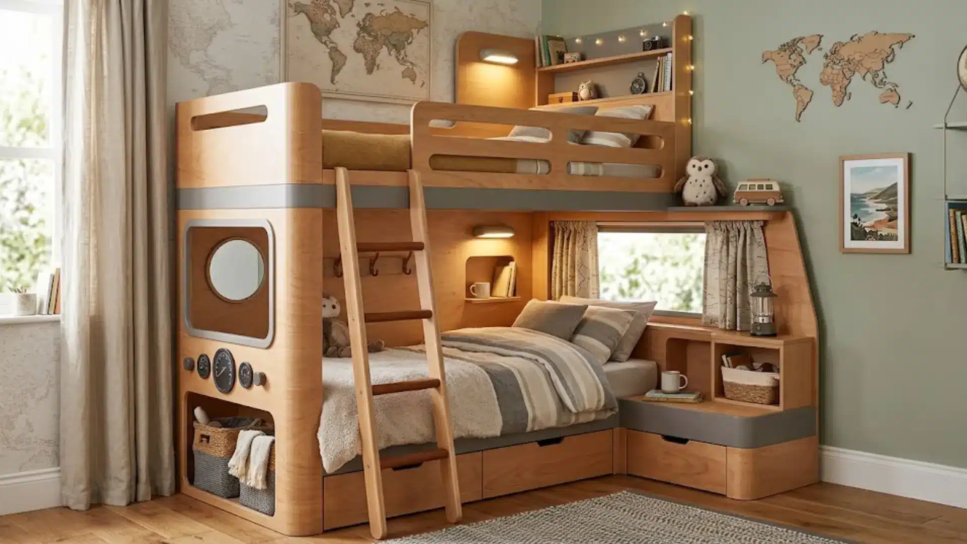 camper van bunk beds
