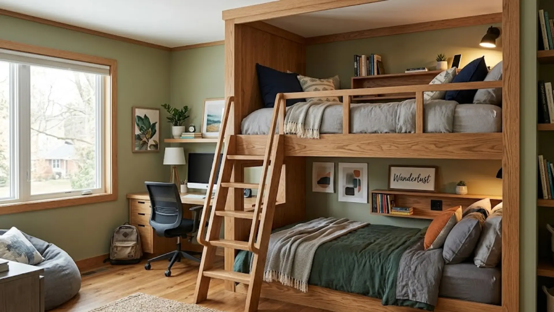 full Over full bunk beds