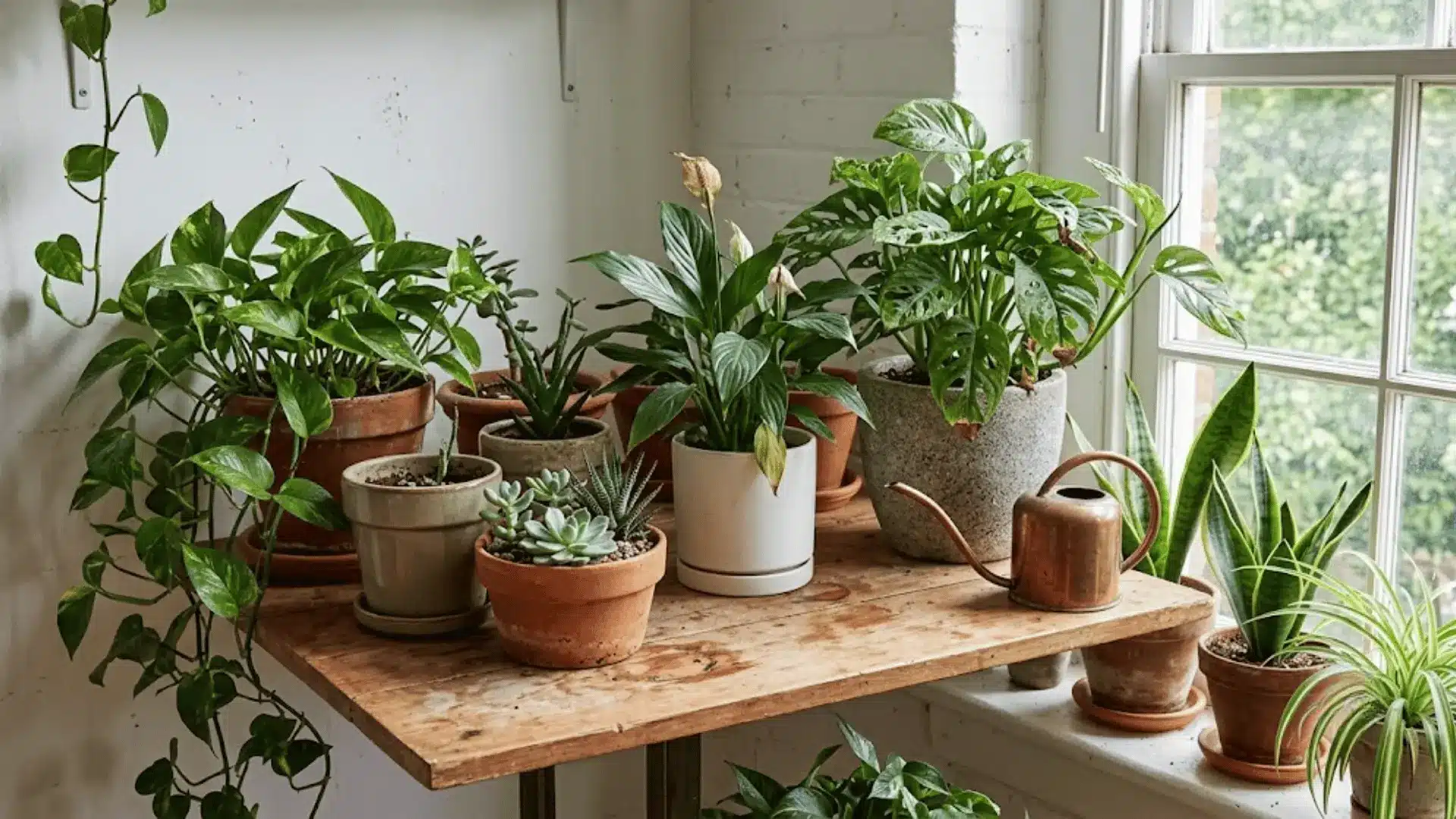 how to water houseplants for healthy growth