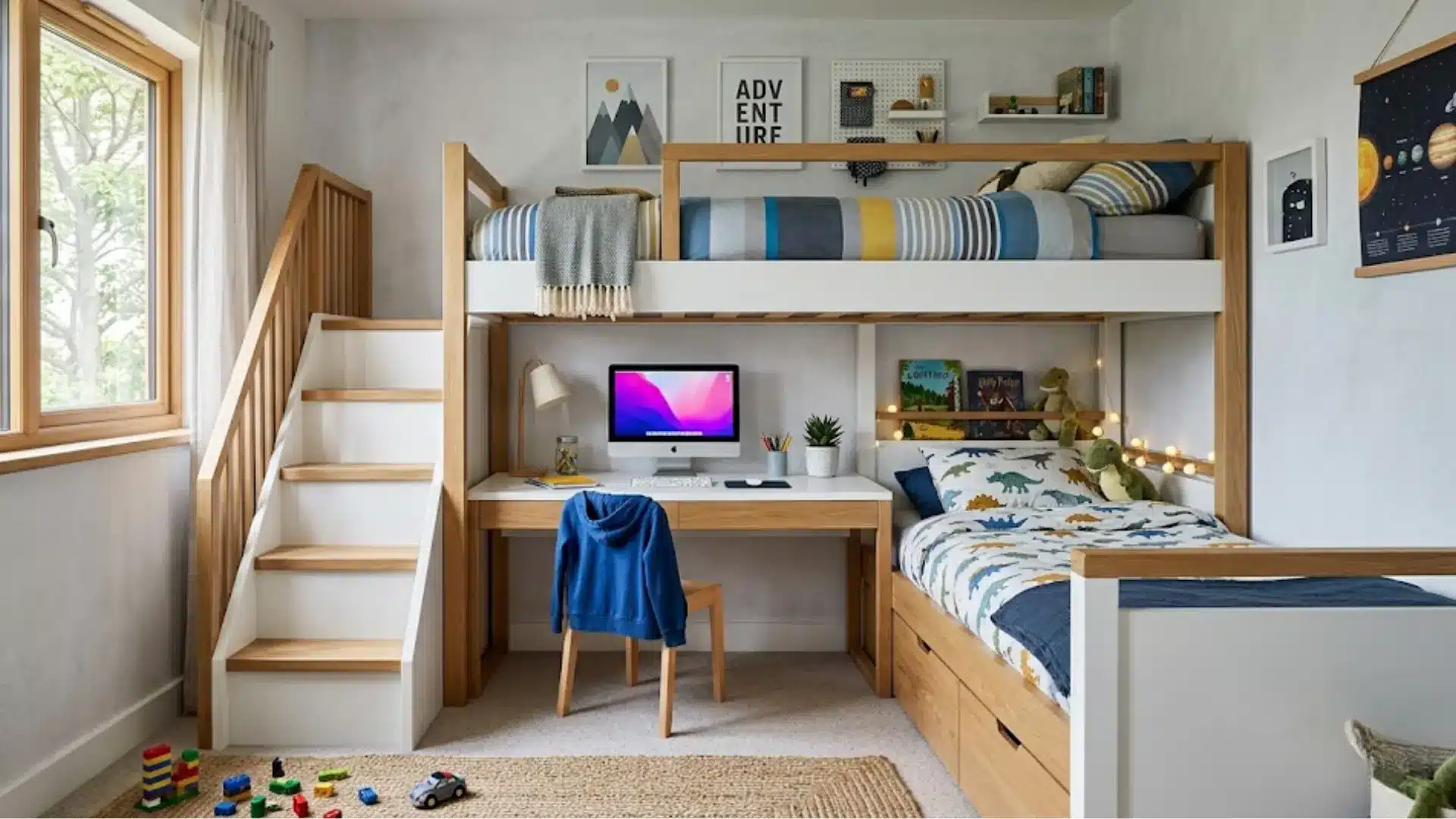 l shaped bunk beds