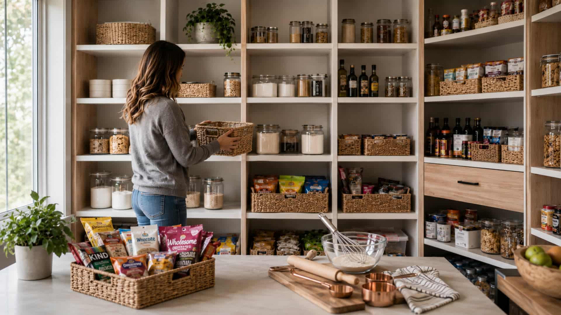 step two create pantry zones