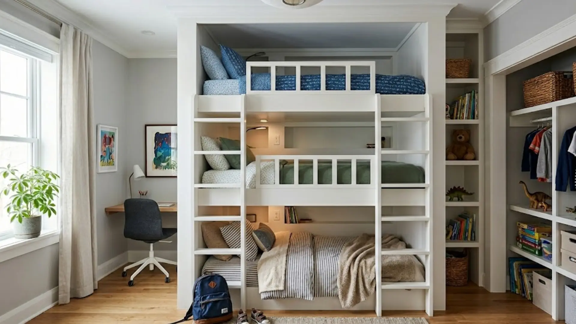 triple bunk beds