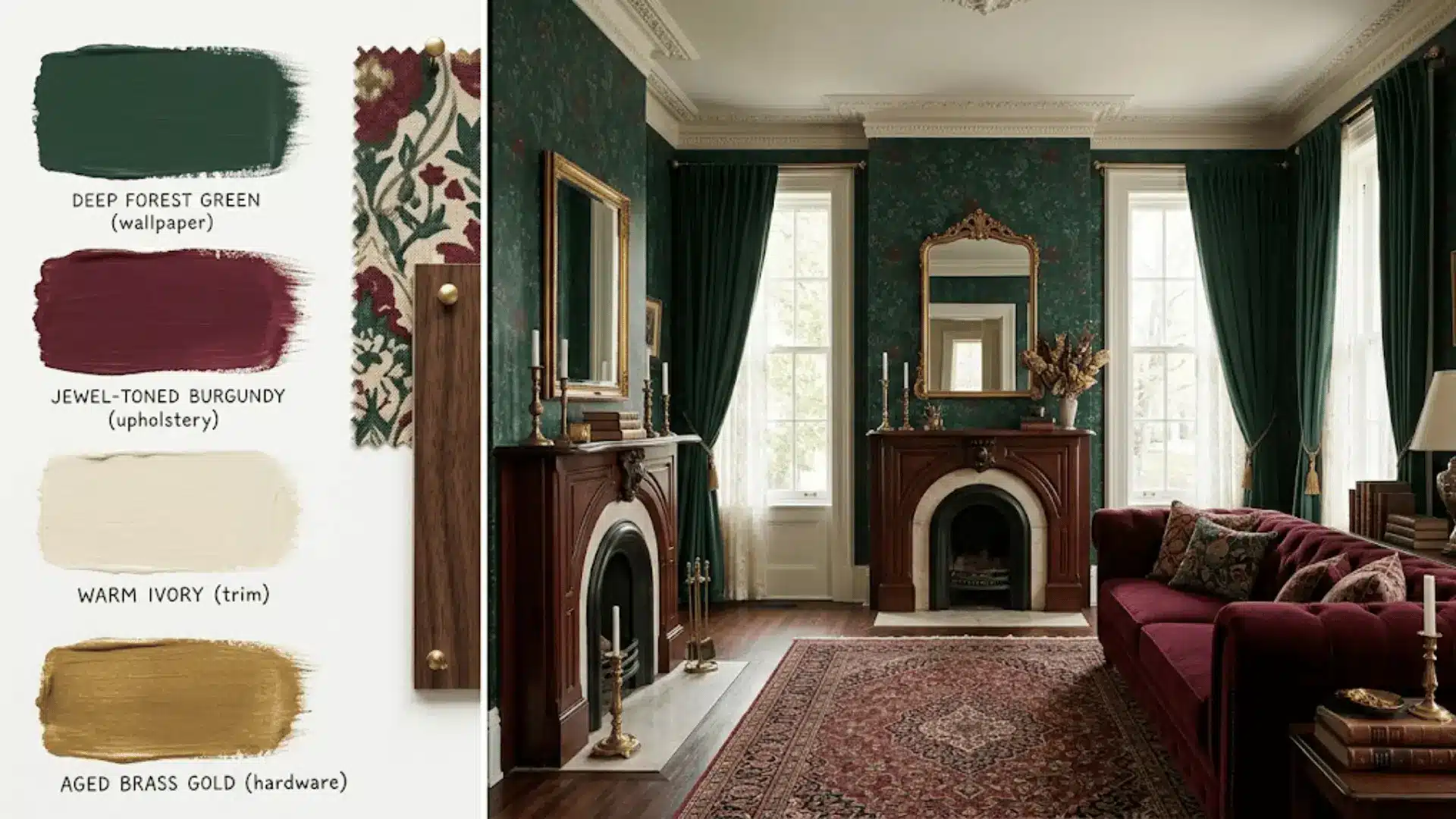 victorian living room