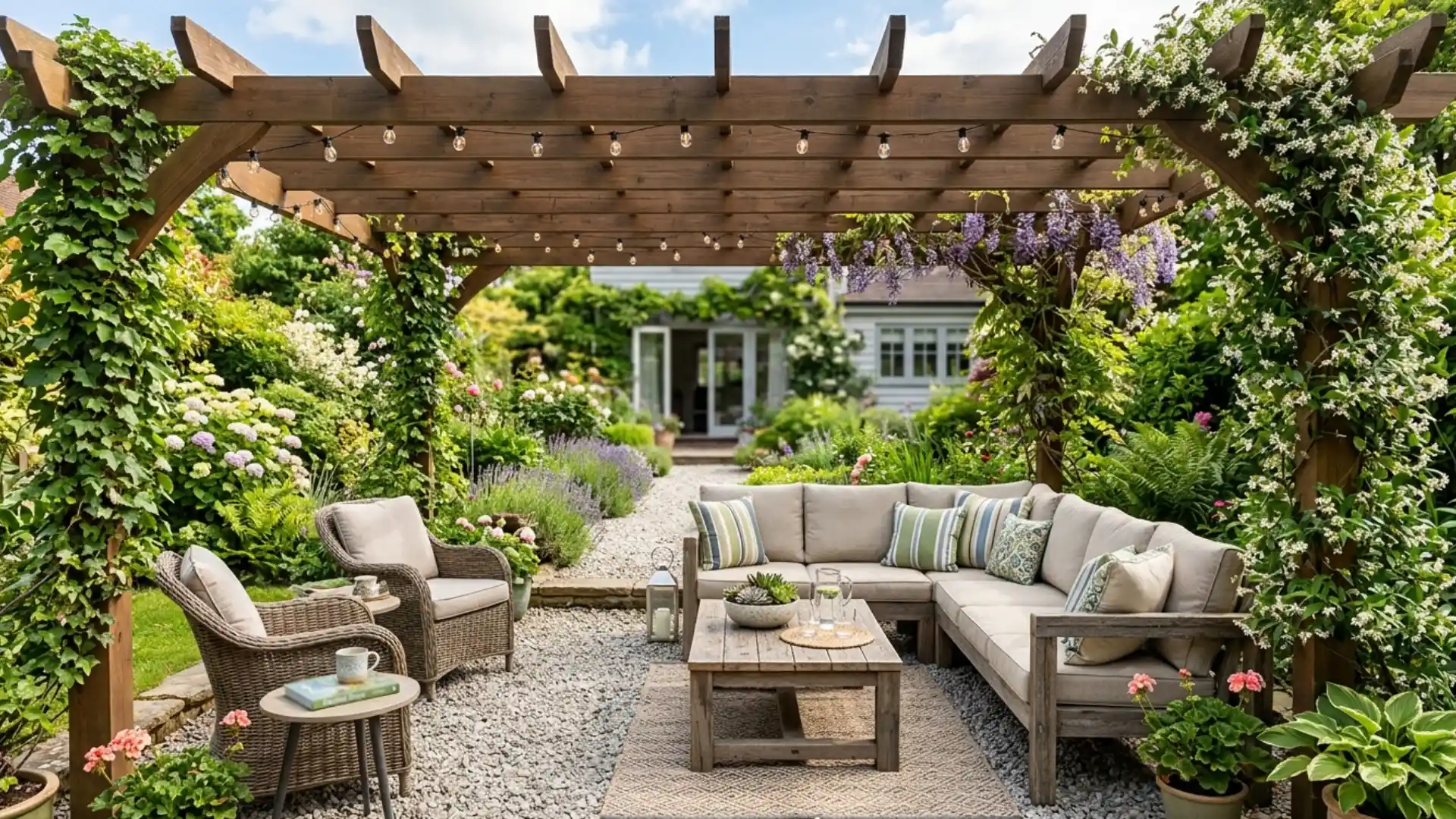 gravel-patio-with-pergola-shade